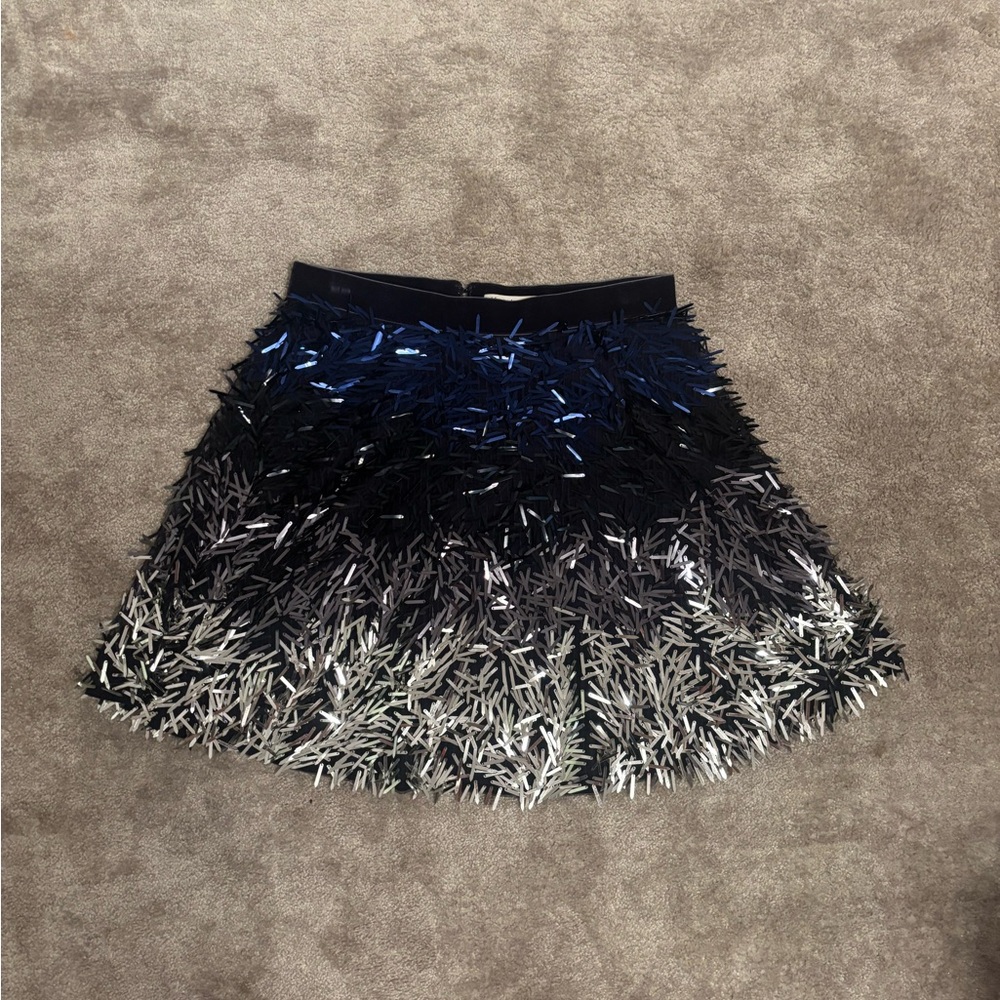 Alice and Olivia sparkly ombré skirt